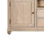 Meuble télé Cherie, armoires de rangement, blanc clair délavé, 72 pouces