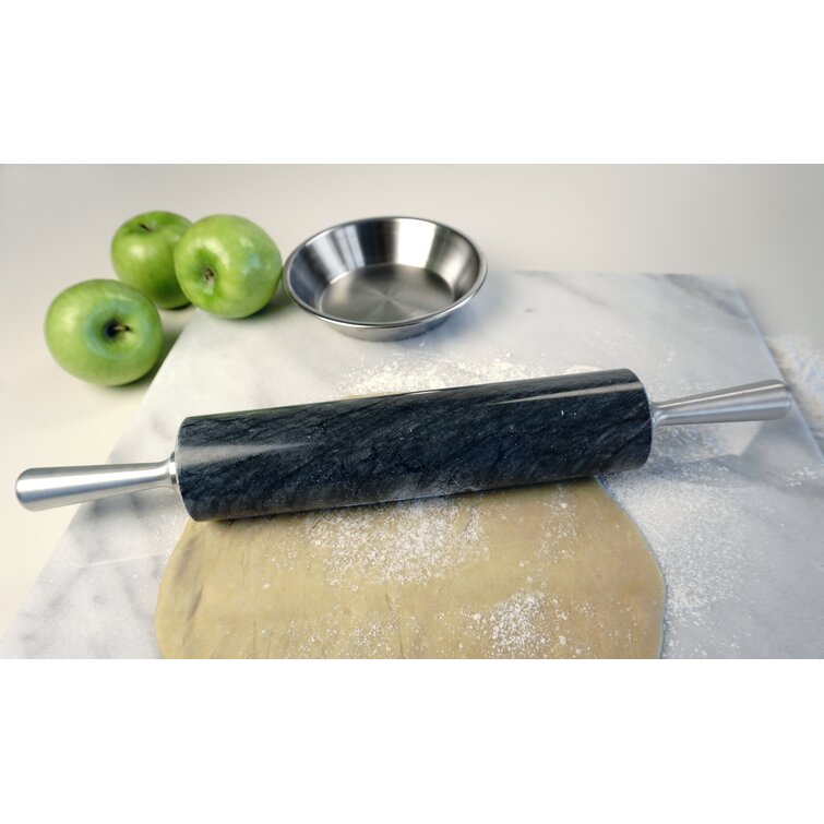 Rsvp White Marble Rolling Pin & Stand