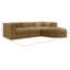 Tissu 4 pièces Demars Velvet Performance Canapé modulaire modulaire-33389824