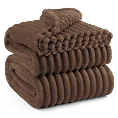 Couverture en flanelle de literie pour les filles, couverture douce et confortable 300 GSM pour dortoir et décoration intérieure, cadeau toutes saisons