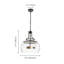Luminaire suspendu en forme de dôme 3 lumières 16 po