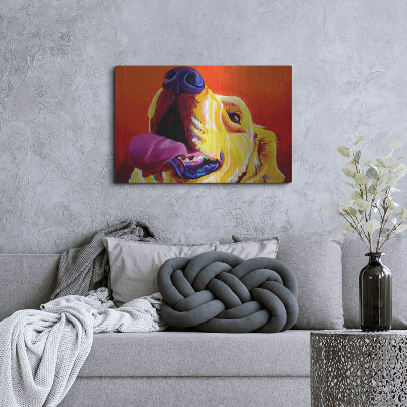 «Golden - Candy Corn» par Dawg Painter, H 24 po x l 36 po
