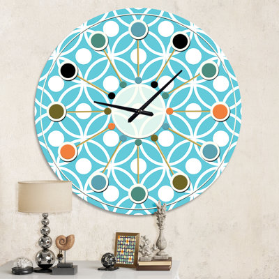 Horloge murale rétro Mid-Century
