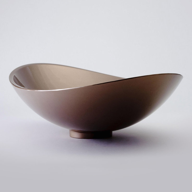 Milano 25.6'' L Bathroom Sink, Champagne Starlight