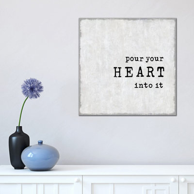 Pour Your Heart by Jamie MacDowell - Wrapped Canvas Gallery-Wrapped Canvas Giclée