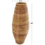 Vase de plancher en rotin fait à la main Rika-671637544