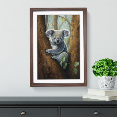 Koala Bear Symbolism Art - Framed Print