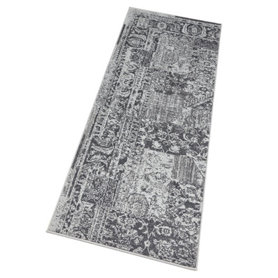 Celebration Plume Flatweave Dark Grey Rug