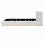 Upholstered Bed with Solid Wood Frame and Slatted Support
