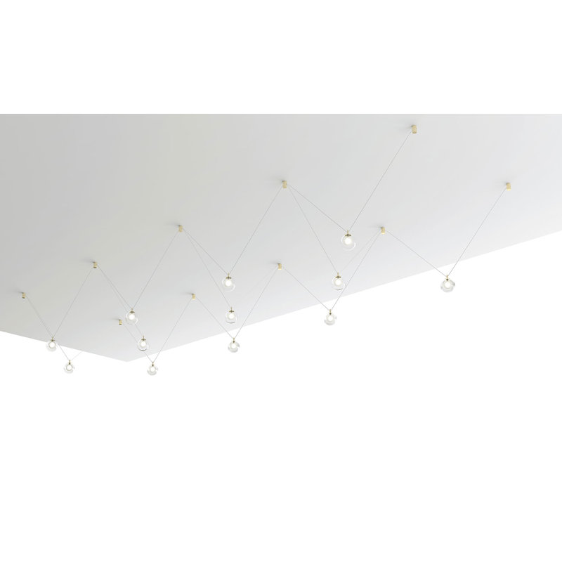 Waynoka 12 - Light Gold Kitchen Island Pendant