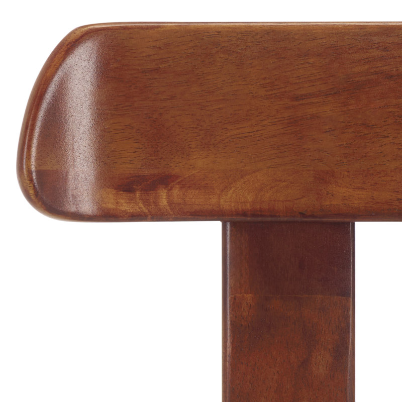 Cayde Boucle Seat Dining Chair, Cream/Walnut