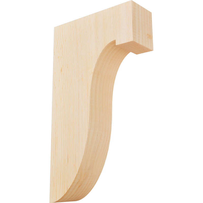 Del Monte Corbel, H 18 po x l 3,5 po x P 10 po, Sapin de Douglas, Lisse
