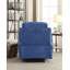 Rosia Blue Linen Motion Recliner