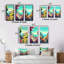 «Seaside Drive», 3 pièces sur toile-824443897-824443898