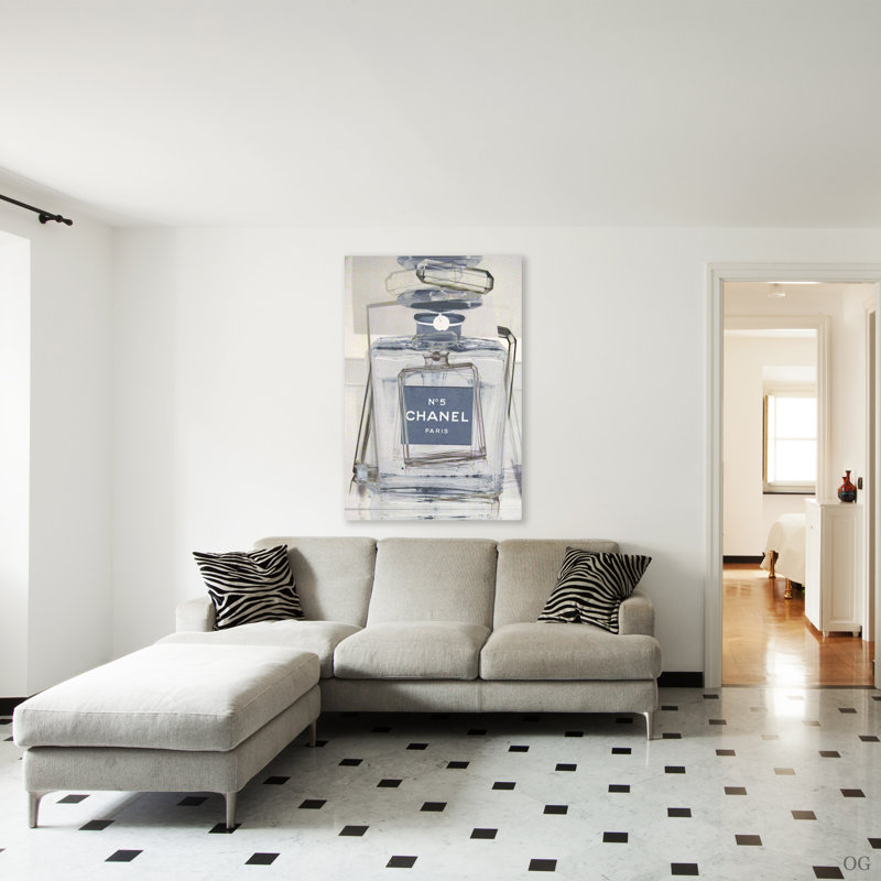 Reproduction d’art sur toile tendue, "infinily glam mode" oliver gal, H 54 po x l 36 po x P 1,5 po