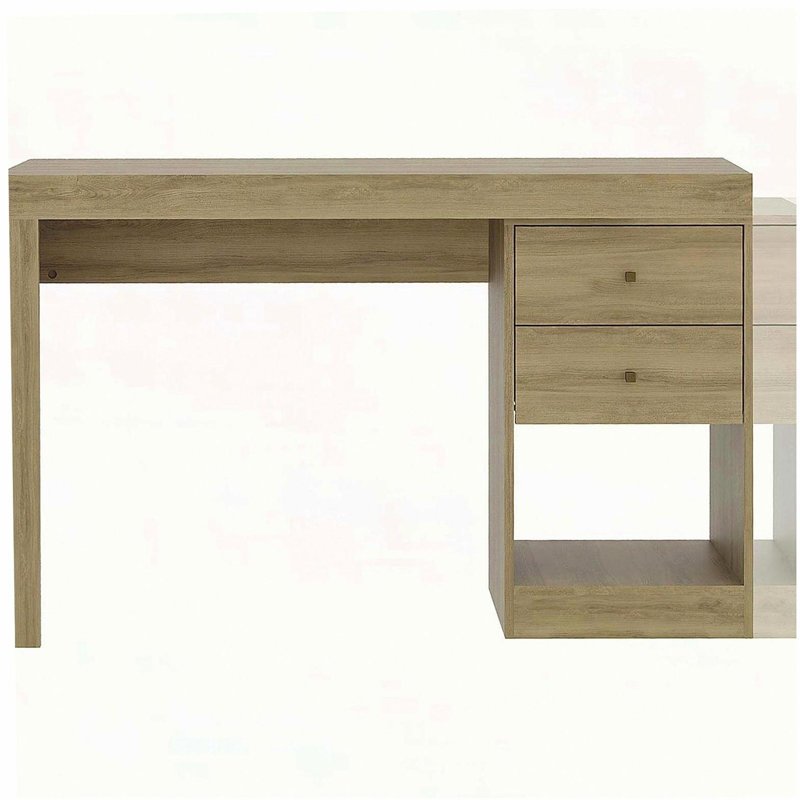 Bureau à domicile extensible, pin, Marron clair