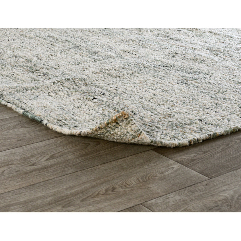 Abstract Area Rug in Gray, Rectangle 5' x 8'
