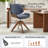 Oswina Modern Swivel Office Chair with Bentwood Design-1490070227