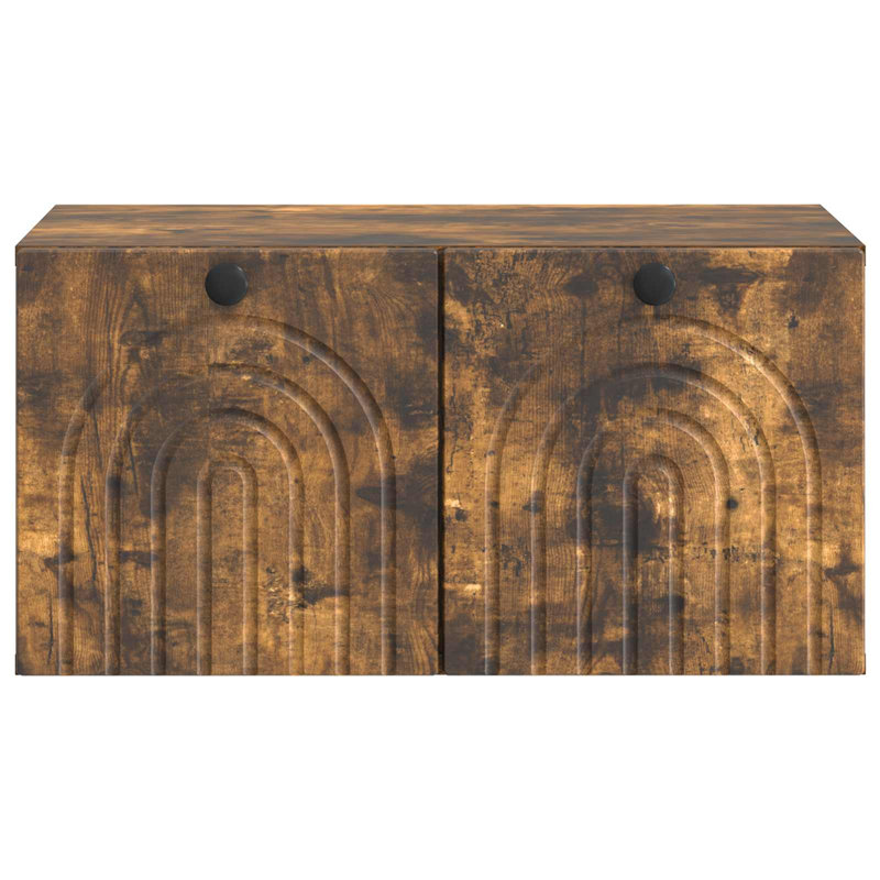 TV Stand, 30cm H x 59.5cm L x 41cm W, Smoked Oak