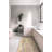 One Of A Kind Jules Serapi Grey 2'6" x 7'11"Area Rug