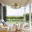 Blades Ceiling Fan with Remote Control,  Low Profile Flush Mount Ceiling Fan for Kitchen Bedroom