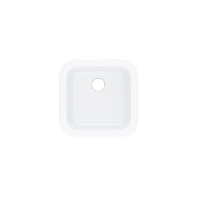 Allia 18" Fireclay Single Bowl Bar/Food Prep Kitchen Sink