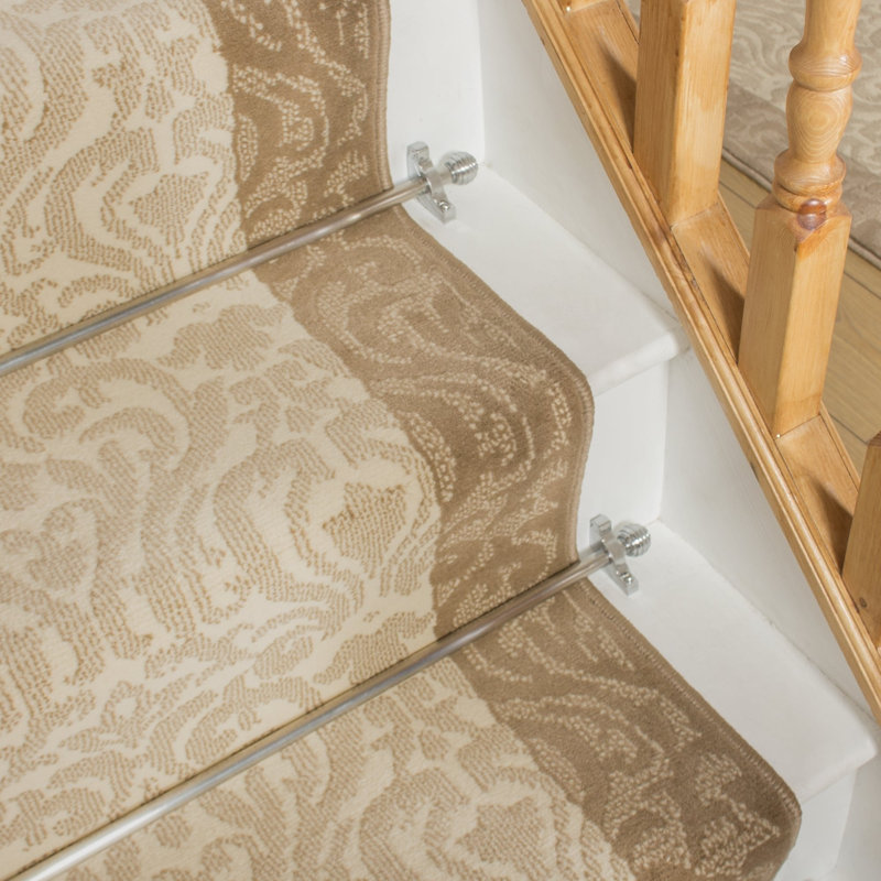 Stair Runner Damask Area Rug, Stair Runner 80 x 630 cm