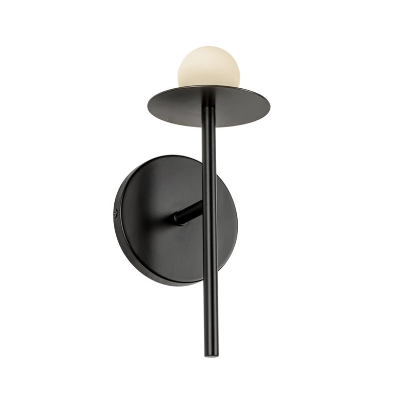 Elixir Wall Sconce, 10.13" H x 4.38" W x 4.25" D, 6 W, Black