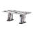 Black and White Faux Marble Dining Table