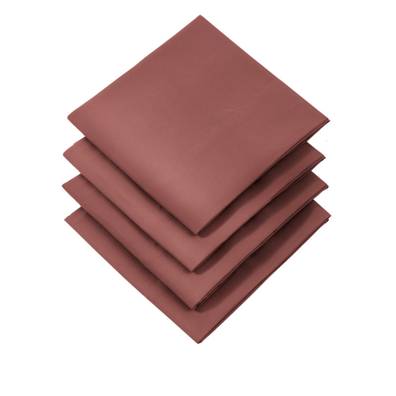 Quatre taies d'oreiller en microfibre Vilano Springs de Southshore Fine Linens, Très grand, Marsala