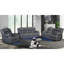 Fauteuil inclinable électrique gris avec DEL