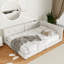 Grand lit plateforme tapissier Modern