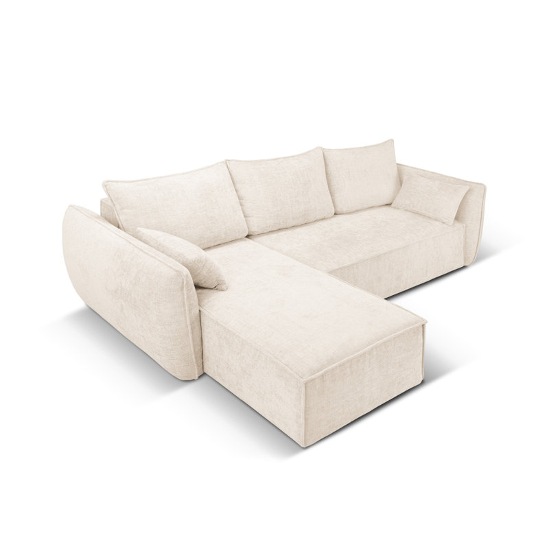 Blessington 4 Seater Sofa Bed, Beige, Left Hand Facing