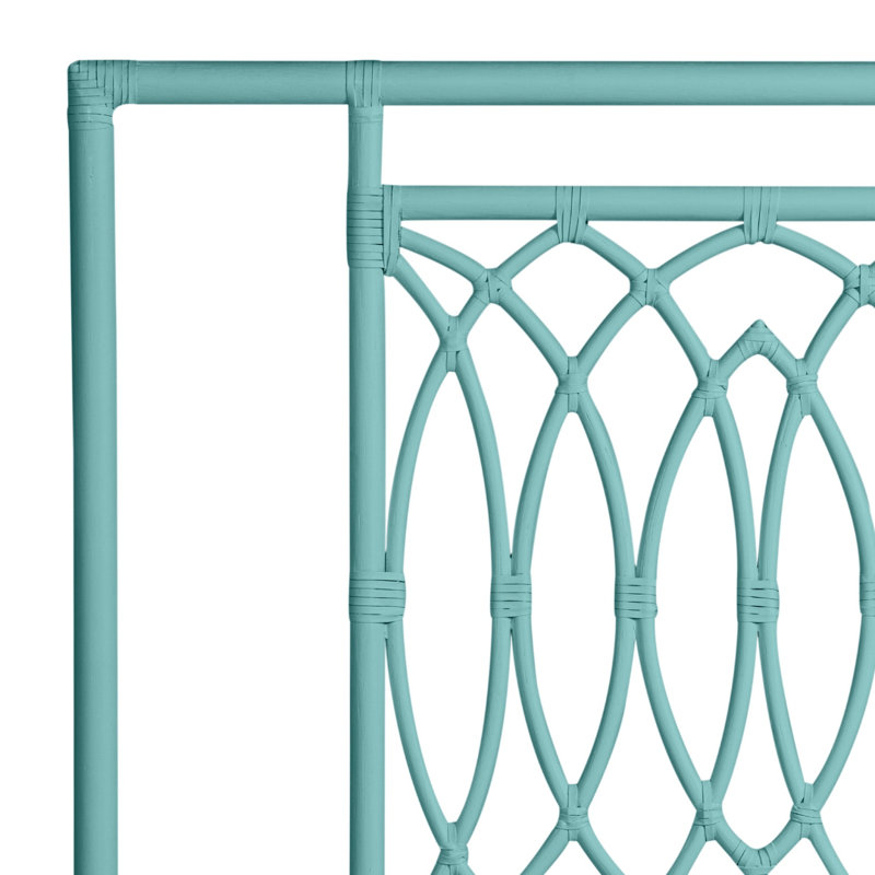 Beckham Open-Frame Headboard, Light Blue, Queen