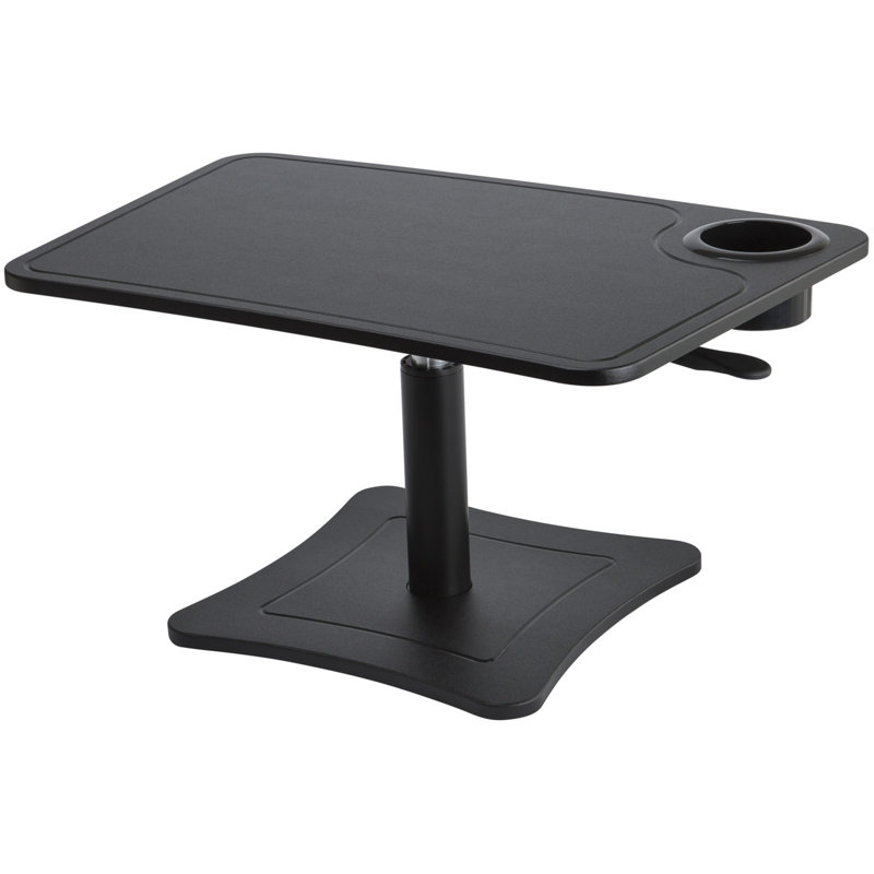 Unité de conversion de bureau debout h 15,75 po x l 23,75 po Emil, Noir