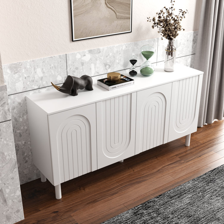 Latitude Run® Mid Century Modern Storage Cabinet, Accent Floor