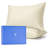 100% Viscose from Bamboo Pillowcases Only, 300 Thread Count, Hidden Zipper, Cooling Breathable, Bedding Pillow Covers for Hot Sleepers - Gift-Ready Packaging, PACK OF 2 (Coastal Blue)-111681626-111681627