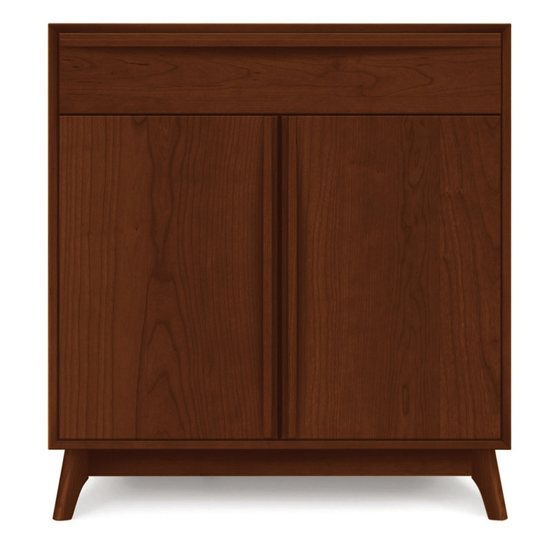 Catalina 33.5'' Solid Wood Sideboard, Cognac Cherry