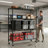 Heavy Duty Storage Shelves, Tier Wire Shelving Unit With Wheels, Commercial Adjustable Metal Shelves For Storage, Garage Rack Pantry Shelves Kitchen Shelving-1179369838-1199877261