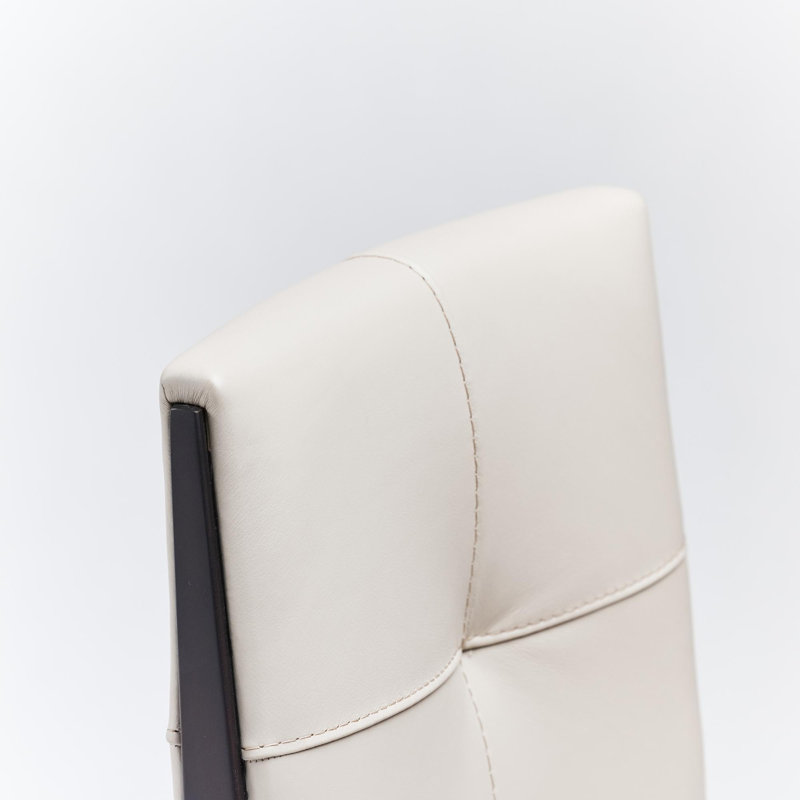 Essex Leather Dining Chair, Coffee