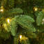 Sapin de Noël artificiel Fraser Fir PE de 1,83 m (6 pi) pré-illuminé, avec des branches vertes denses et un support en métal