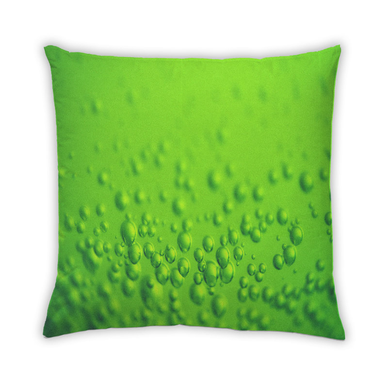 Coussin décoratif Color Focus Green 106, Microsuède