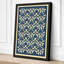 Lattice Geometric - Wrapped Canvas-1723003139-1723003165