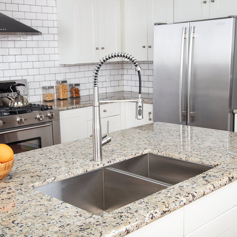 Neo Pull Down Single Handle Kitchen Faucet, Stainless Steel