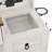 Pavo Farmhouse Vanity With Movable LED Mirror And Charging Station-122065419