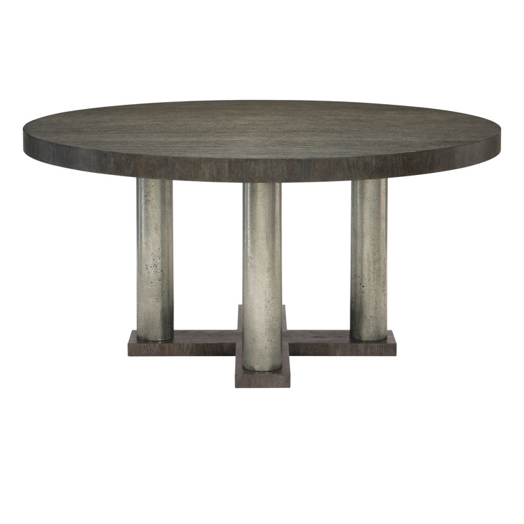 Linea Round Solid Wood Dining Table
