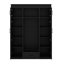 Hall Tree With Bench And 3 Hooks, Modern Entryway Storage Organizer Cabinet With 4 Doors, 1 Drawer And Adjustable Shelves-120334969