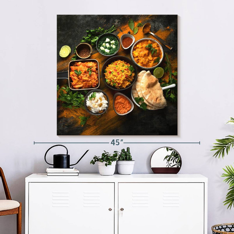 Yarlin Indian Cuisine, 33" H x 33" W