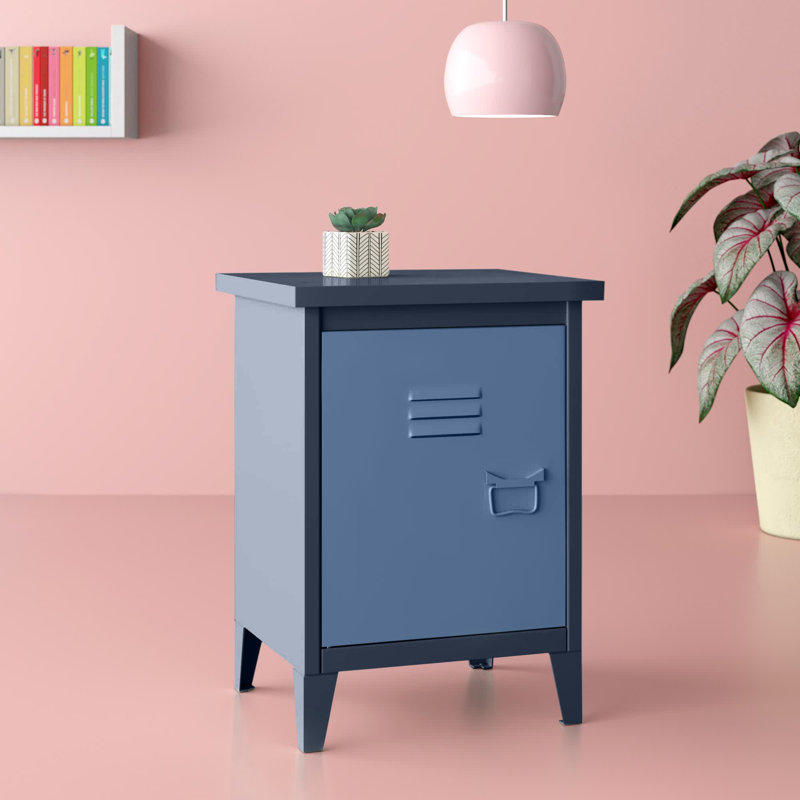 Shanna End Table, Dark Blue