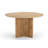 Modern Travertine Marble Round Dining Table